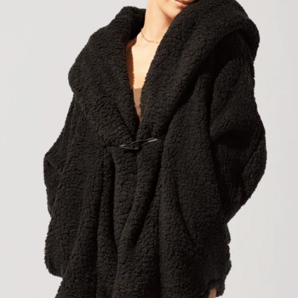 Popflex Faux Sherpa Cocoon Coat - S/M